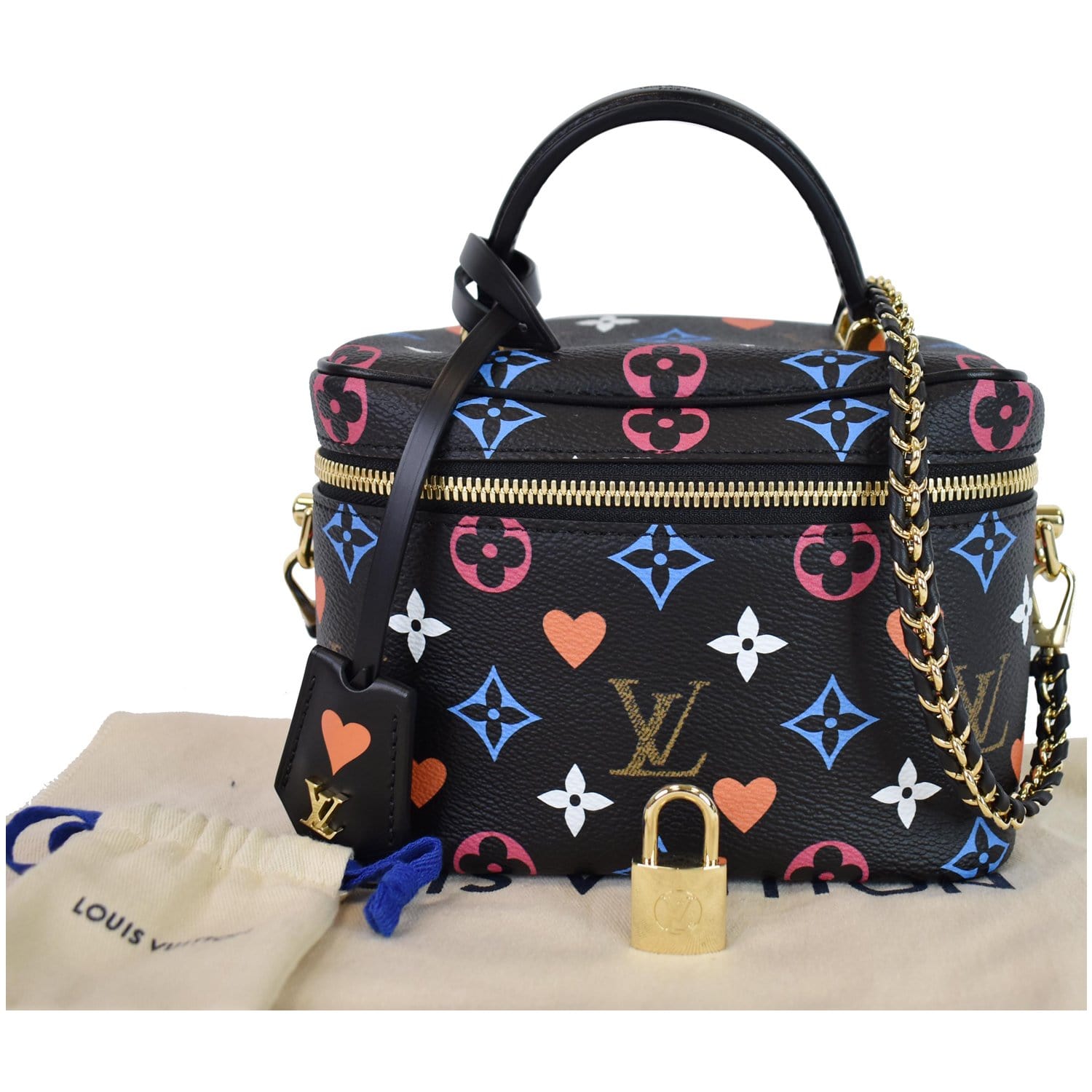 Louis Vuitton Monogram Game On Vanity PM - Black Handle Bags, Handbags -  LOU800913