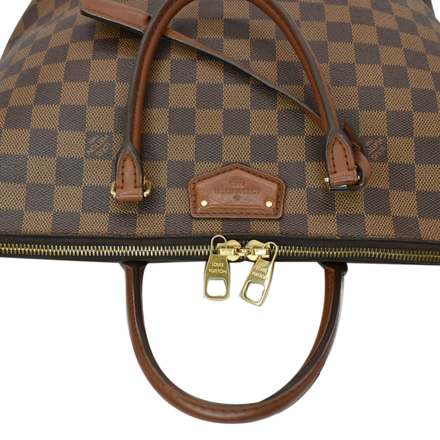 Louis Vuitton Belmont Brown Canvas Handbag (Pre-Owned)