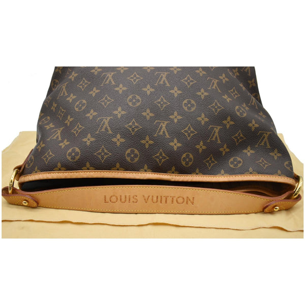 LOUIS VUITTON Delightful MM Monogram Canvas Hobo Bag Brown