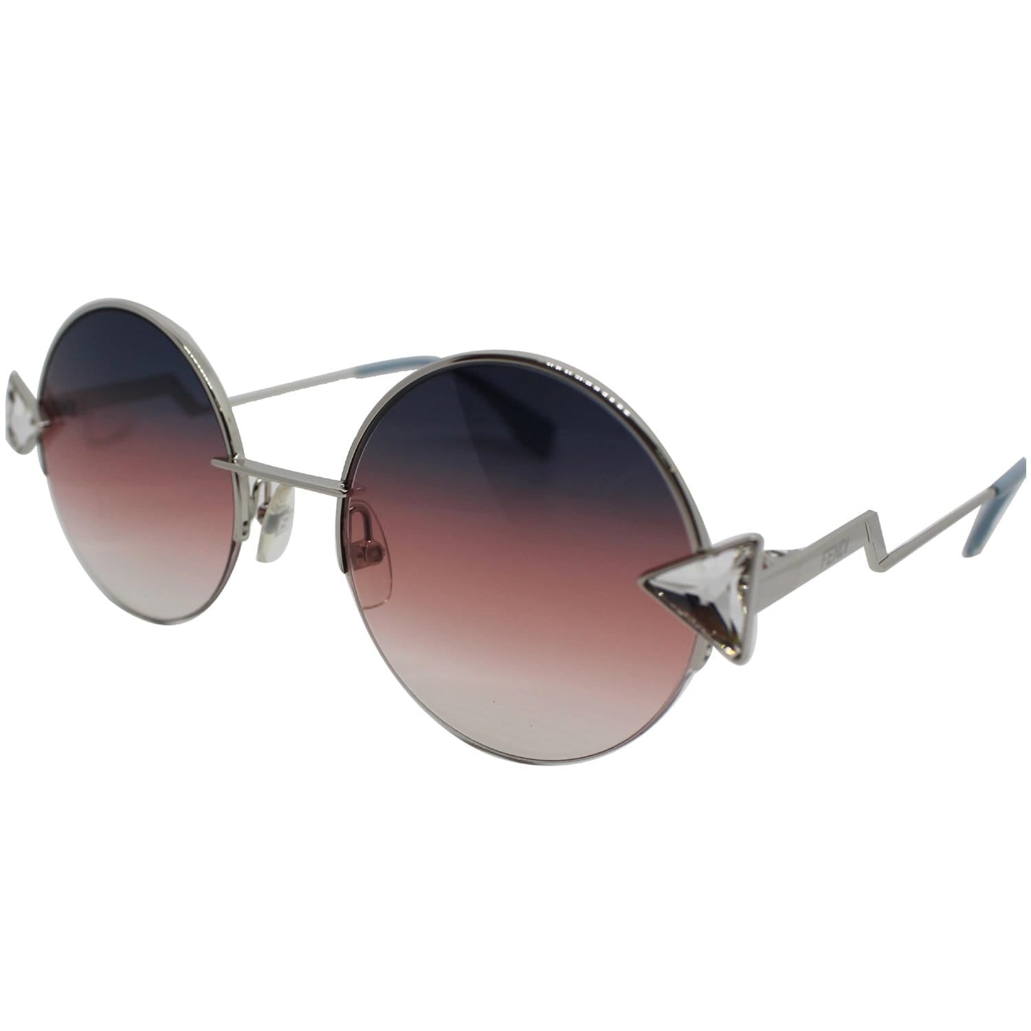 Fendi FENDIRAMA FF 0343/S Pink/Pink Gradient Silver Mirror (35J/01)  Sunglasses