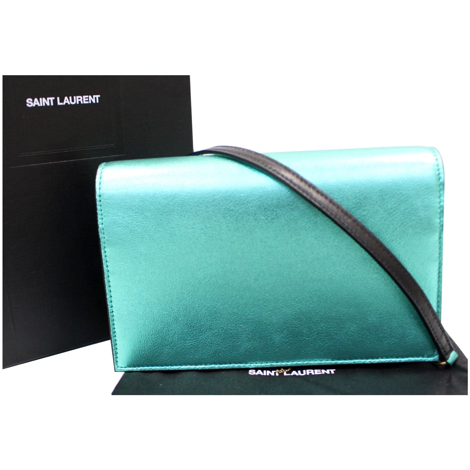 Saint Laurent 'kate Small' Shoulder Bag in Green