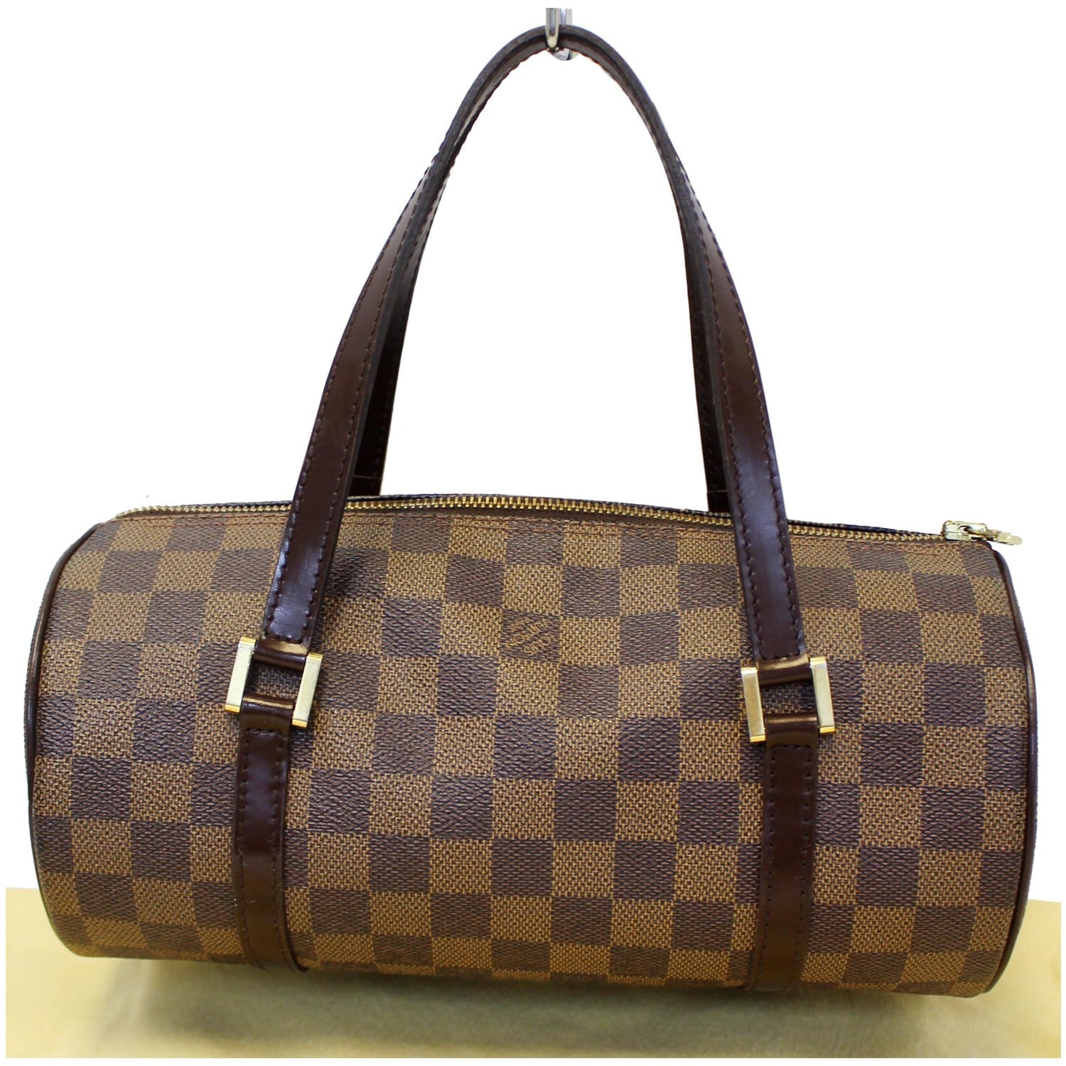 Louis Vuitton Vintage Brown Damier Ebene Papillon 30 Shoulder Bag