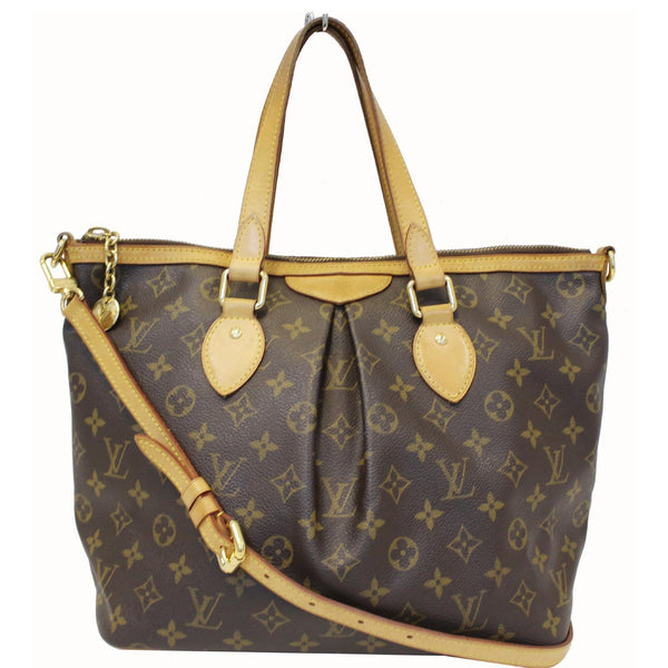 LOUIS VUITTON Palermo PM Monogram Canvas Shoulder Bag Brown-US