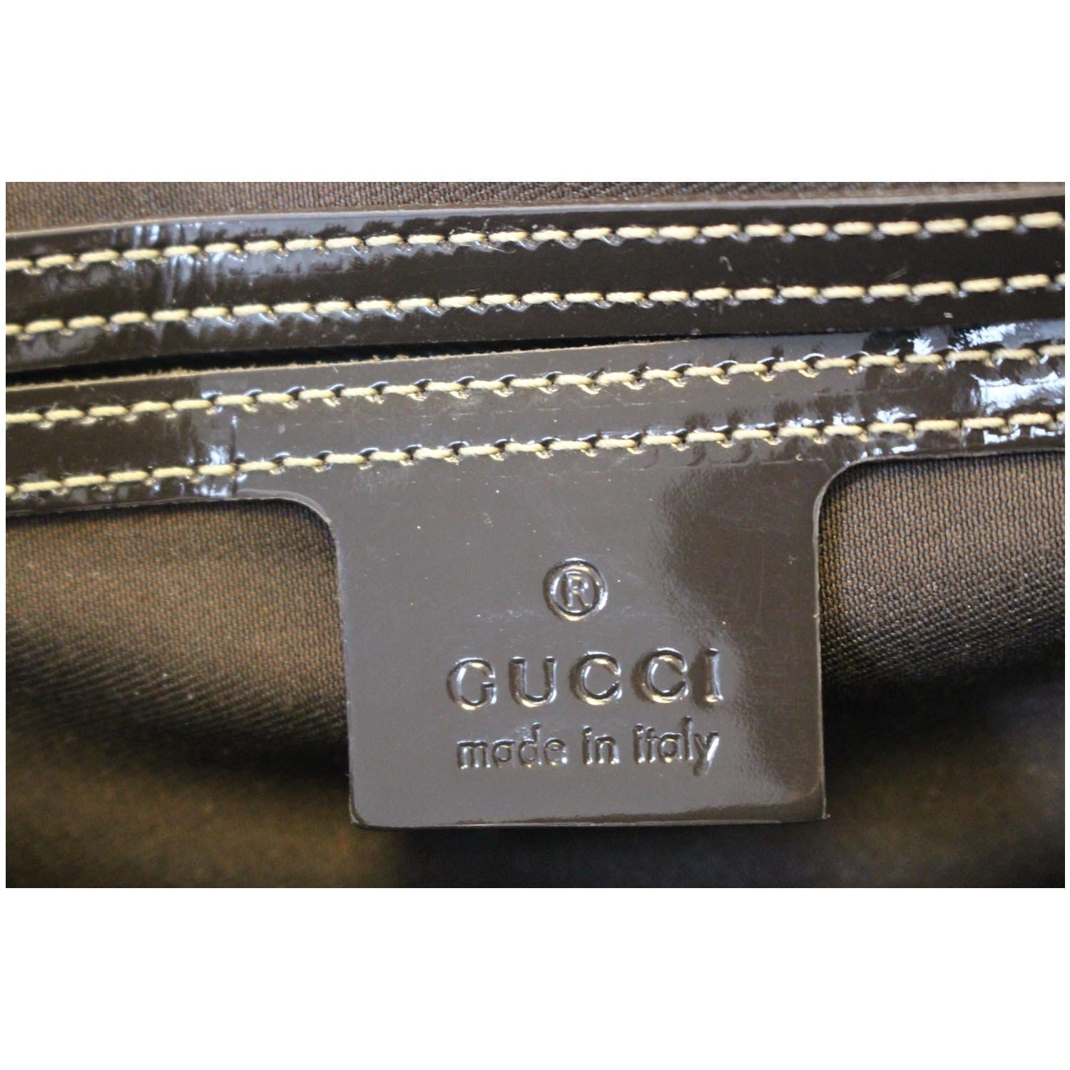 Gucci - Interlocking Detail Calfskin Small Boston Turquiose