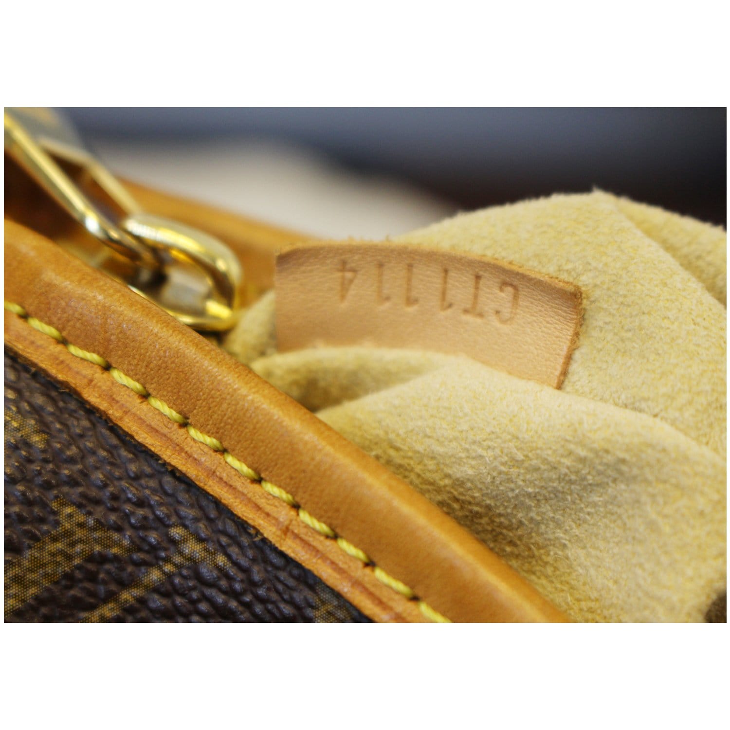 LOUIS VUITTON Estrela GM Shoulder Bag Monogram Leather Brown M41231 France  M165