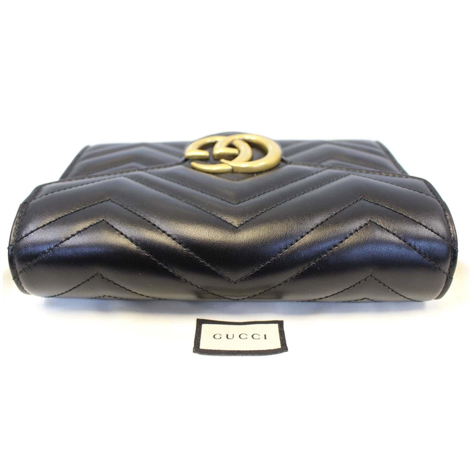 Gucci Shima Tote Micro Black in Leather with Gold-tone - GB