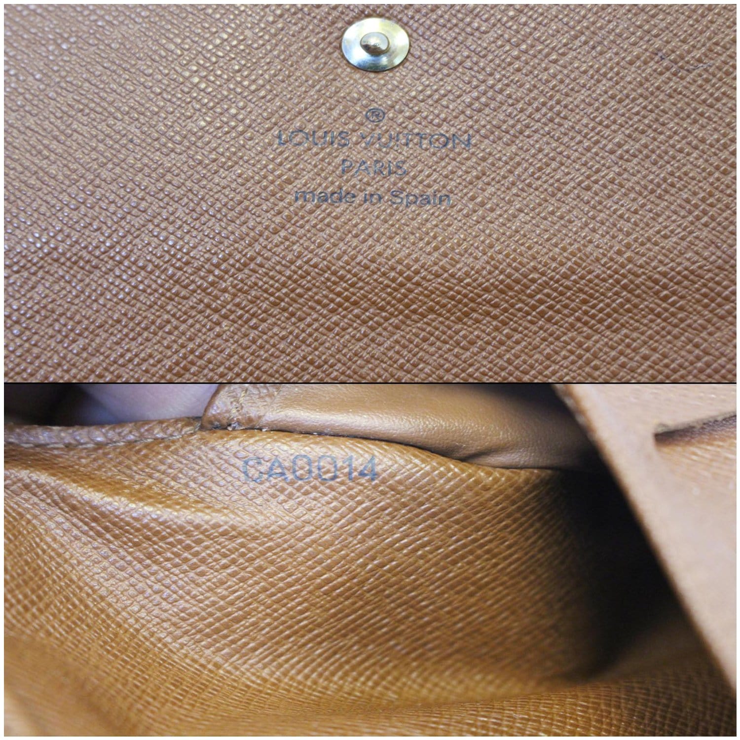 Louis Vuitton LV Monogram Canvas & Fuchsia Leather Women's Long Wallet  Brown ref.137064