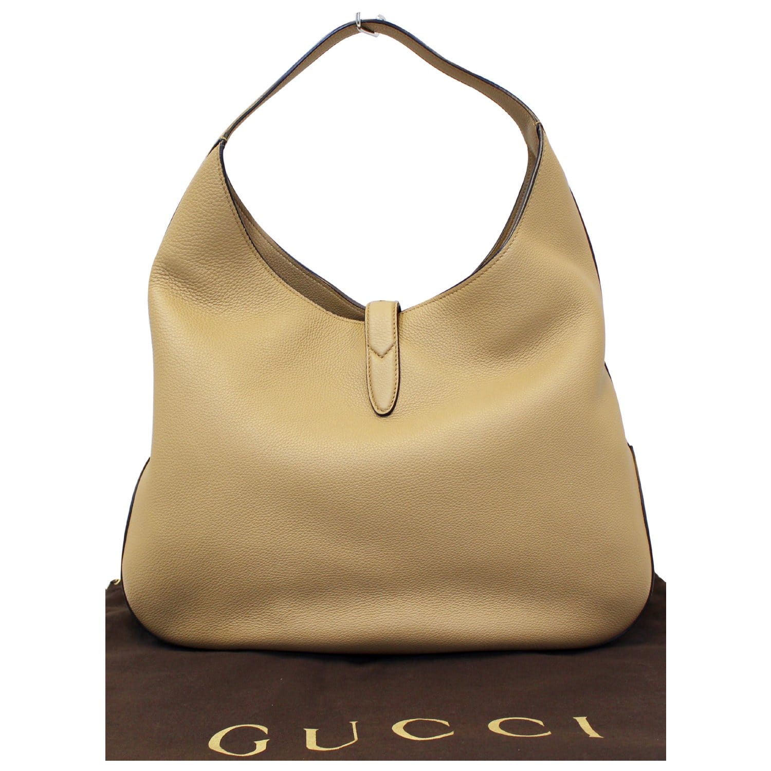 Gucci GG Canvas Nailhead Jackie Shoulder Bag (SHG-33236) – LuxeDH