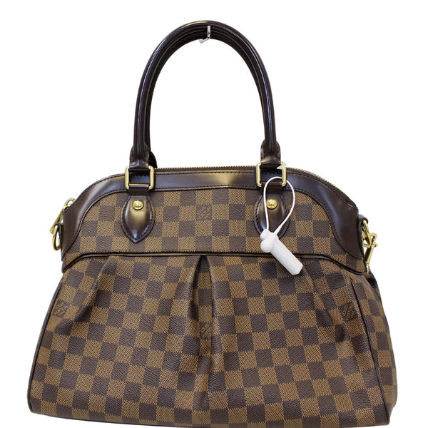 LOUIS VUITTON Trevi PM Damier Ebene Brown Shoulder Bag-US