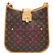 LOUIS VUITTON Perforated Musette Monogram Canvas Crossbody Bag Brown