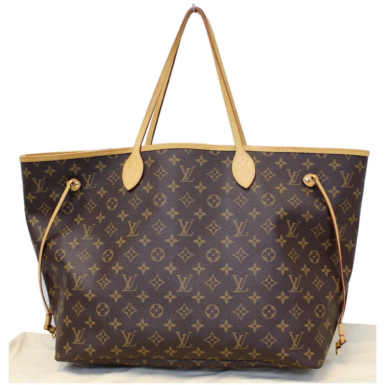Louis Vuitton Bag Delightful Gm Monogram Canvas Shoulder Tote Added Insert  A839 Auction