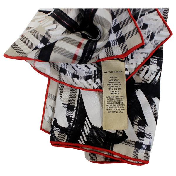 Burberry Scarf Scribble Vintage Check Stone Burberry