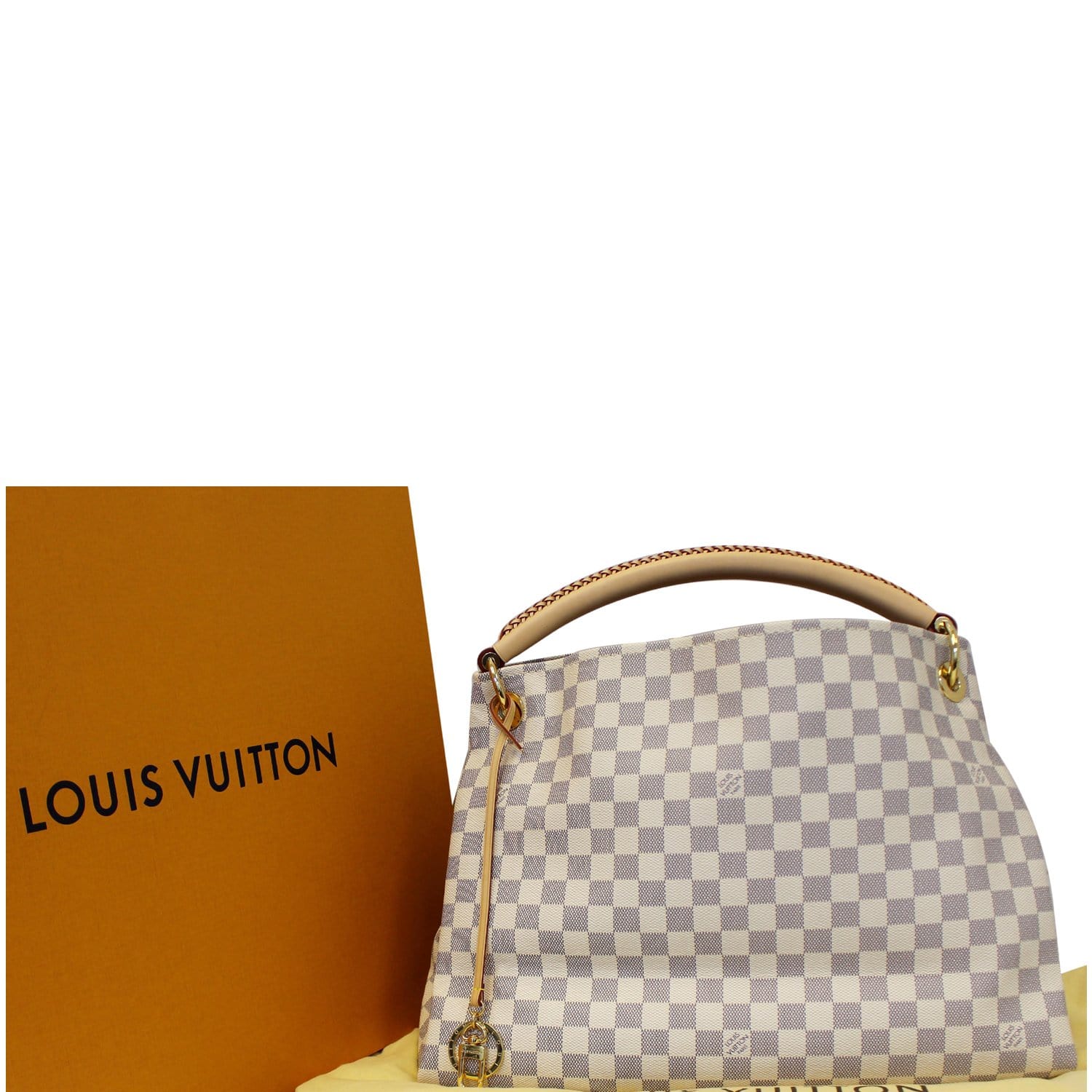 Louis Vuitton Damier Azur Artsy MM Shoulder Bag (SHF-e4MqKD) – LuxeDH