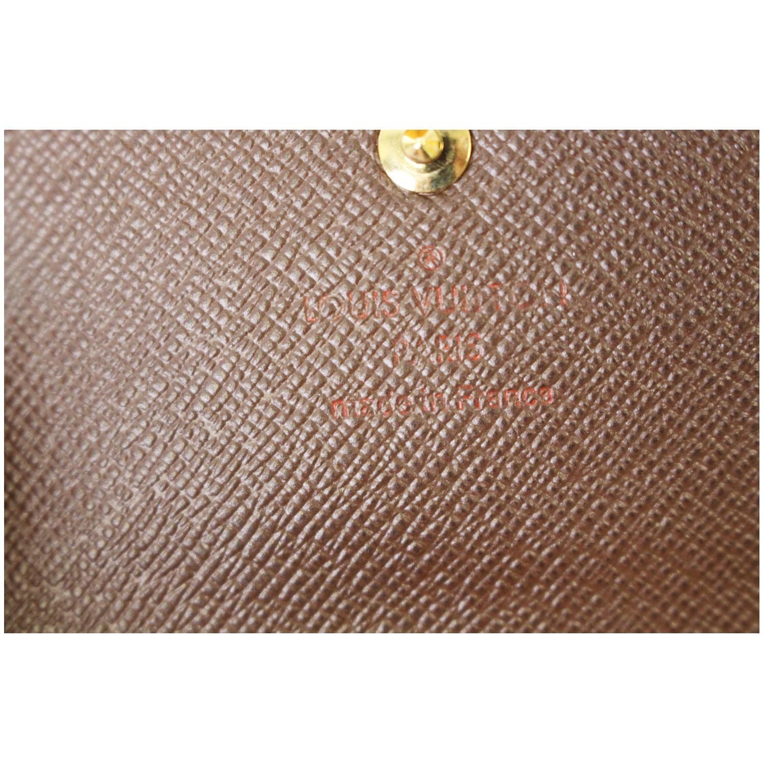 Louis Vuitton Brown Damier Ebene Key Holder Cloth ref.558369