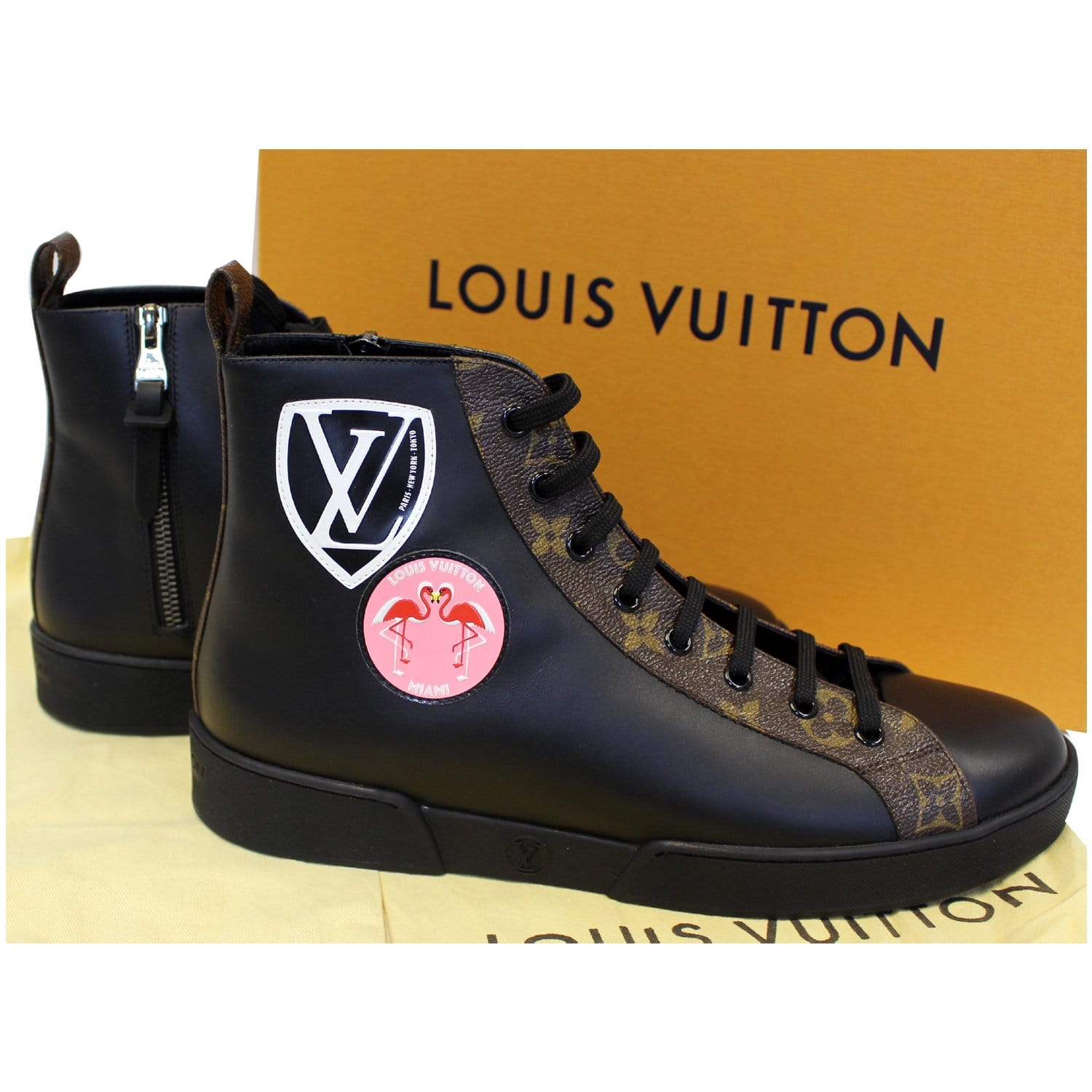 ПРОДАНО! Timberland x Louis Vuitton Monogram Custom Boots Ex.Rare