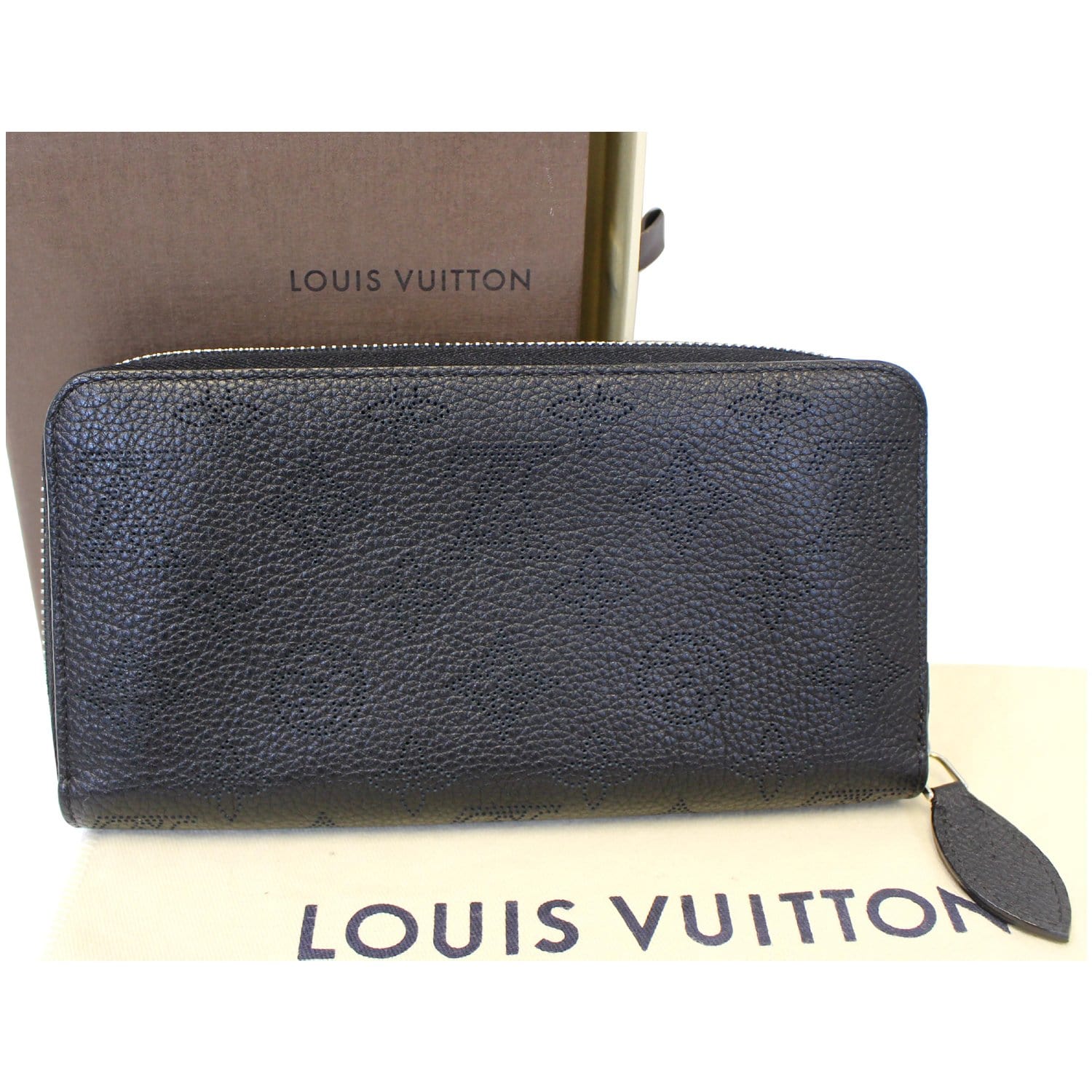Louis Vuitton Victorine Wallet Black Mahina