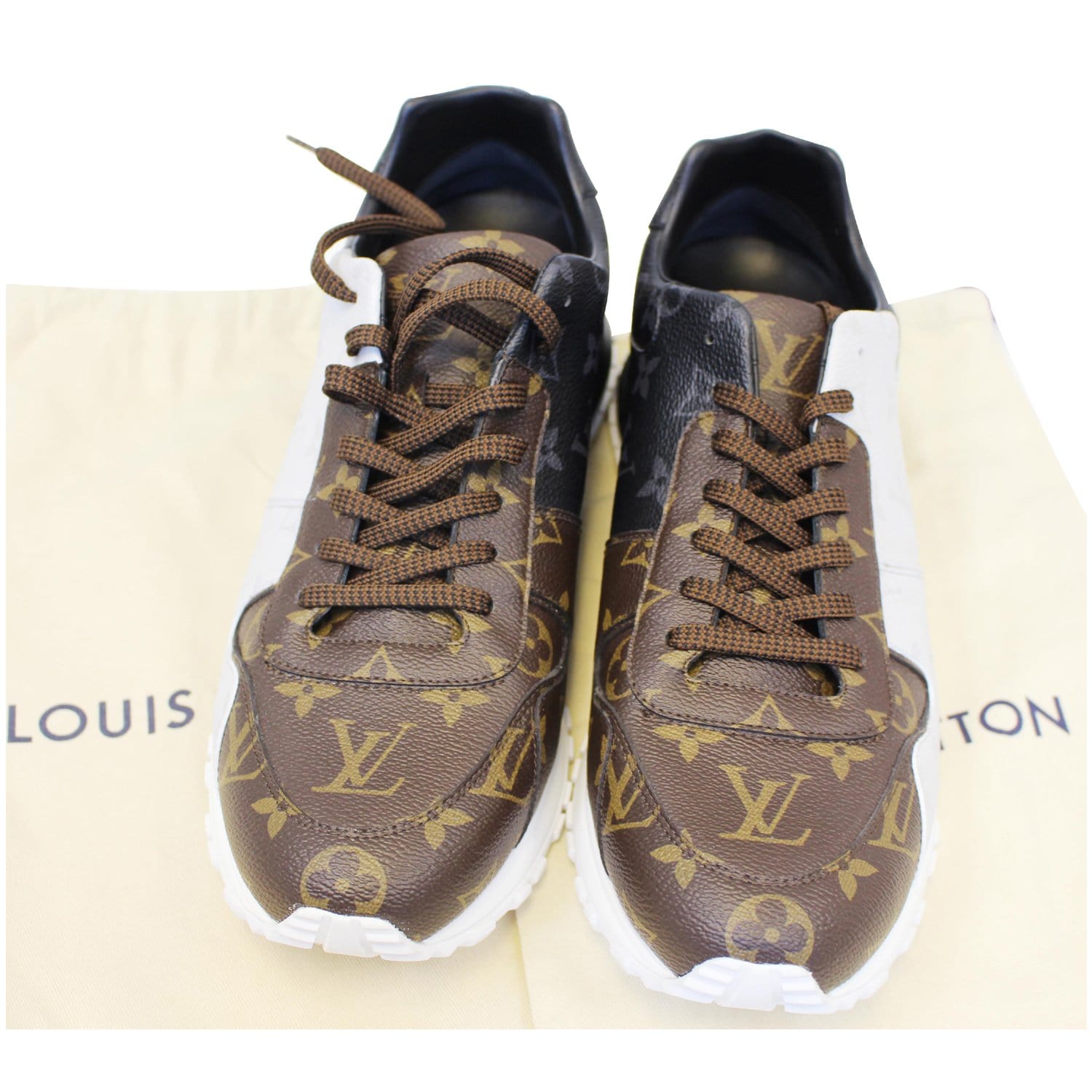 Louis Vuitton Run Away Sneaker Monogram and Logo