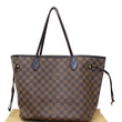 LOUIS VUITTON Neverfull MM Damier Ebene Tote Shoulder Bag-US