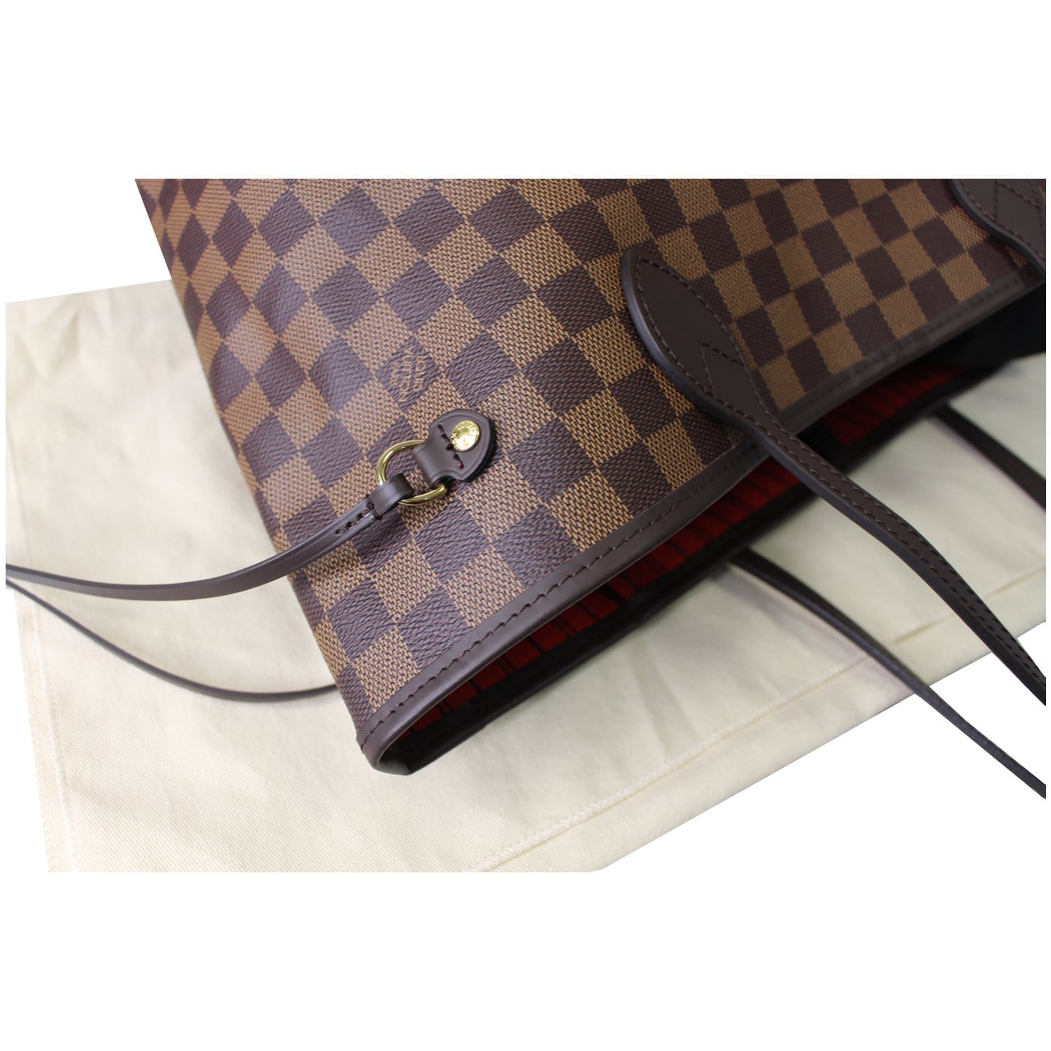 Neverfull tote Louis Vuitton Brown in Synthetic - 21104545