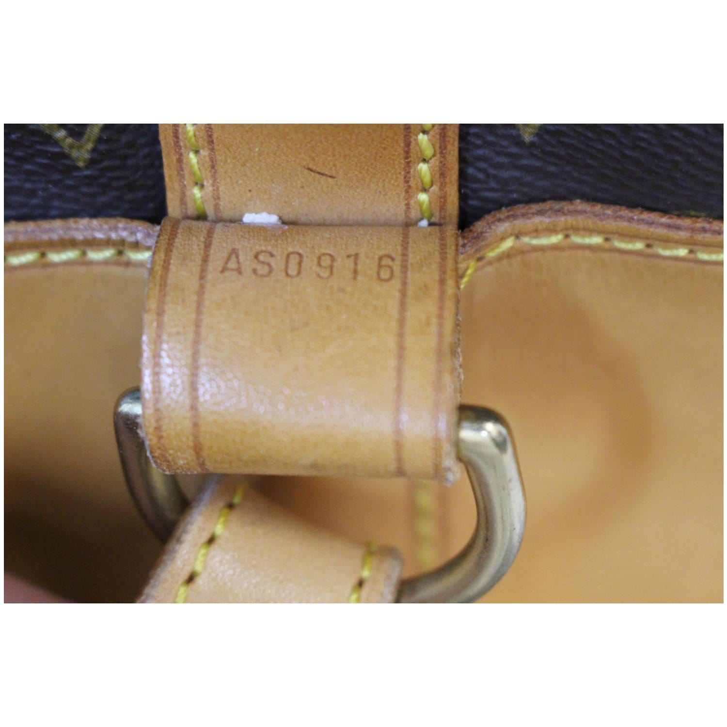 LOUIS VUITTON LV Randonnee GM Shoulder Bag Monogram Leather Brown M42244  90RC902