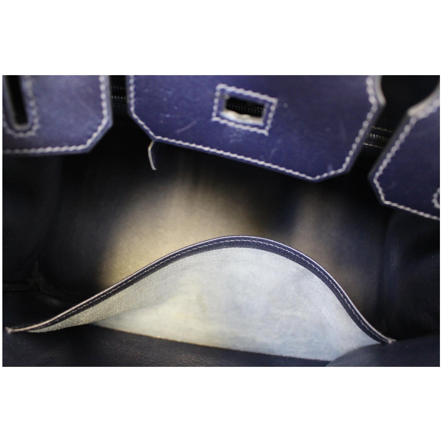 Hermès Birkin 30 Navy blue Leather ref.925497 - Joli Closet