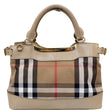 Burberry Bridle House Check Small Hepburn Tote Bag Beige