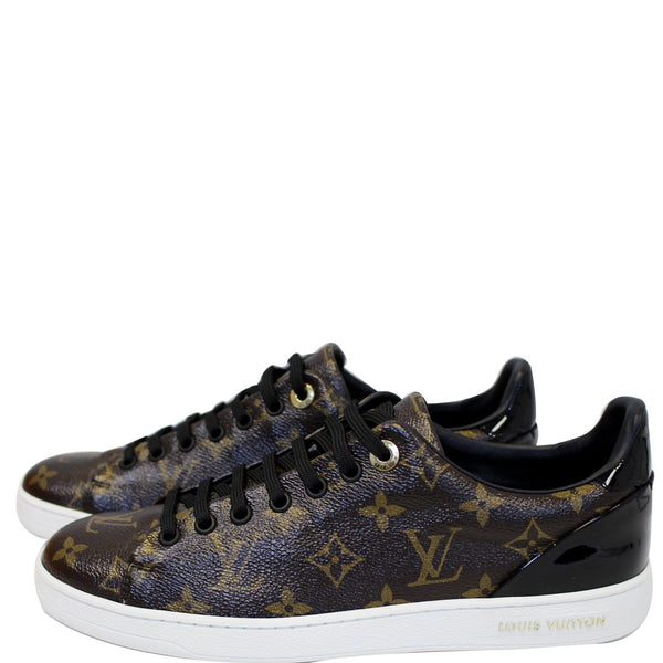 LOUIS VUITTON Frontrow Monogram Canvas/Leather Sneakers Brown-US