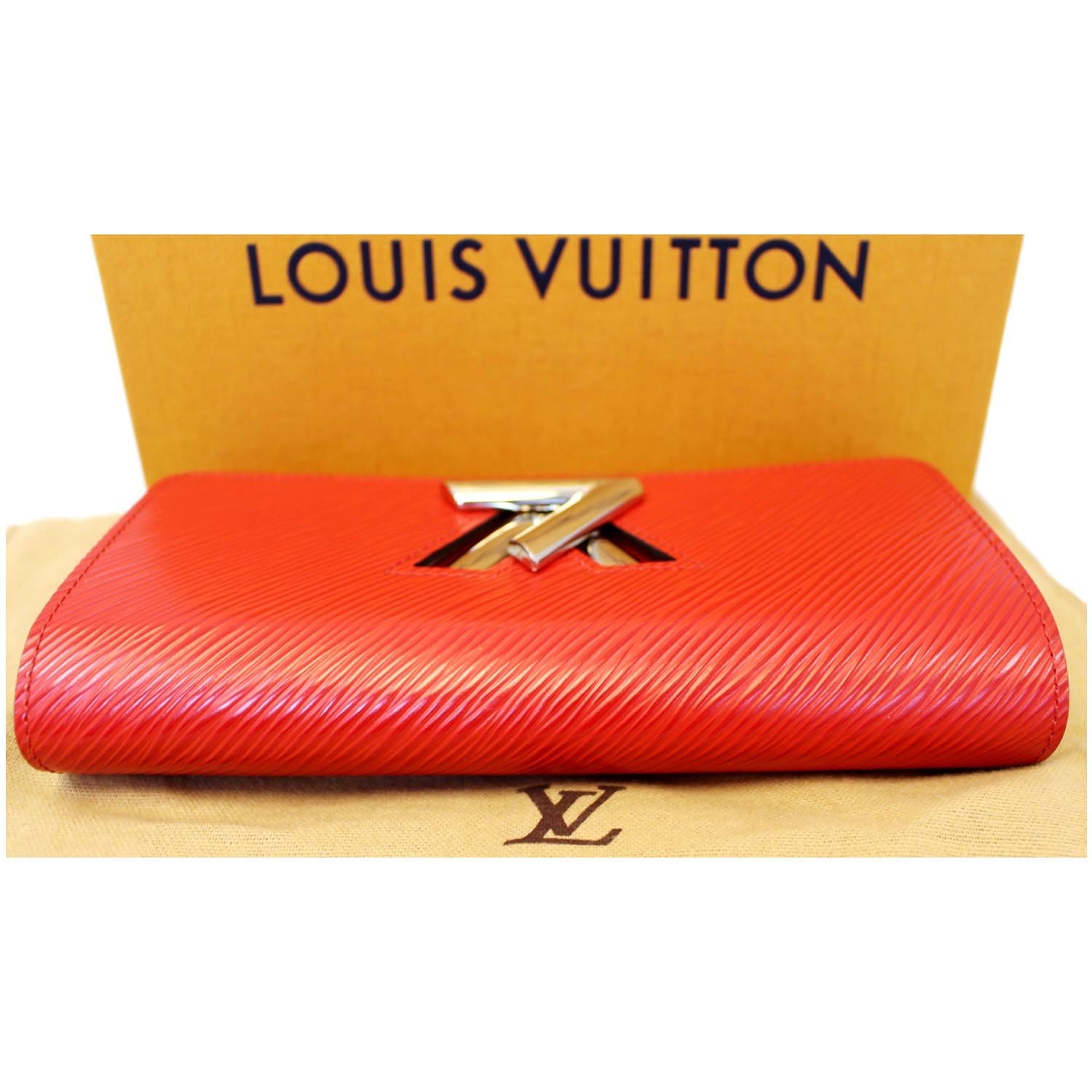 Louis Vuitton Coquelicot EPI Leather Twist Bag