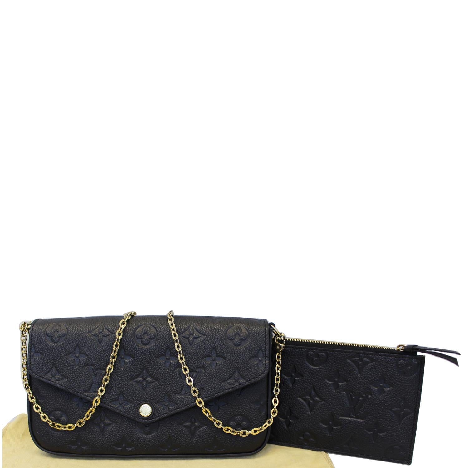 Louis Vuitton, Bags, Lv Felice Pochette Black