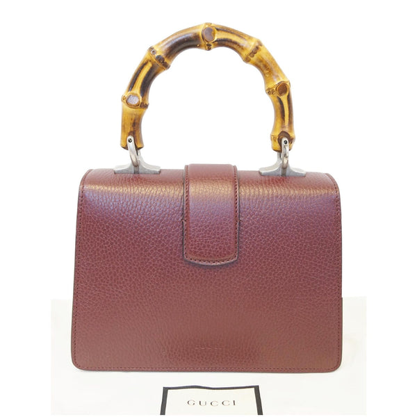 GUCCI Dionysus Mini Leather Top Handle Shoulder Bag Red 523367