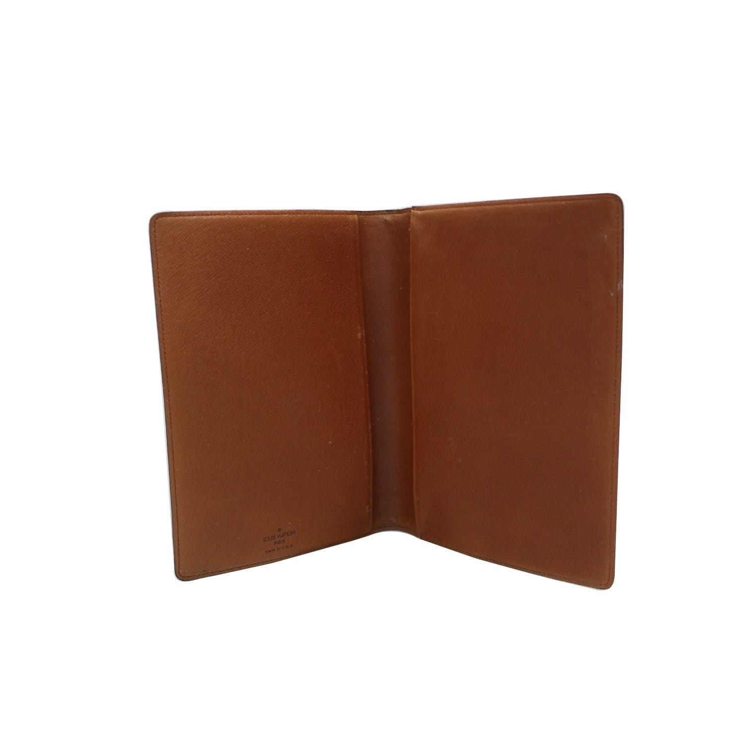 Louis Vuitton Monogram Brown Canvas Passport Holder Case Cloth ref