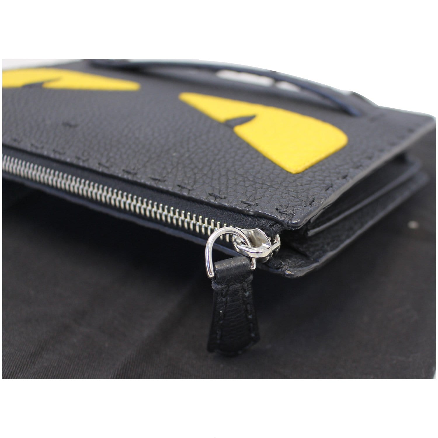 Fendi Tri Color Leather Bag Bugs Eyes Bifold Wallet Fendi | TLC