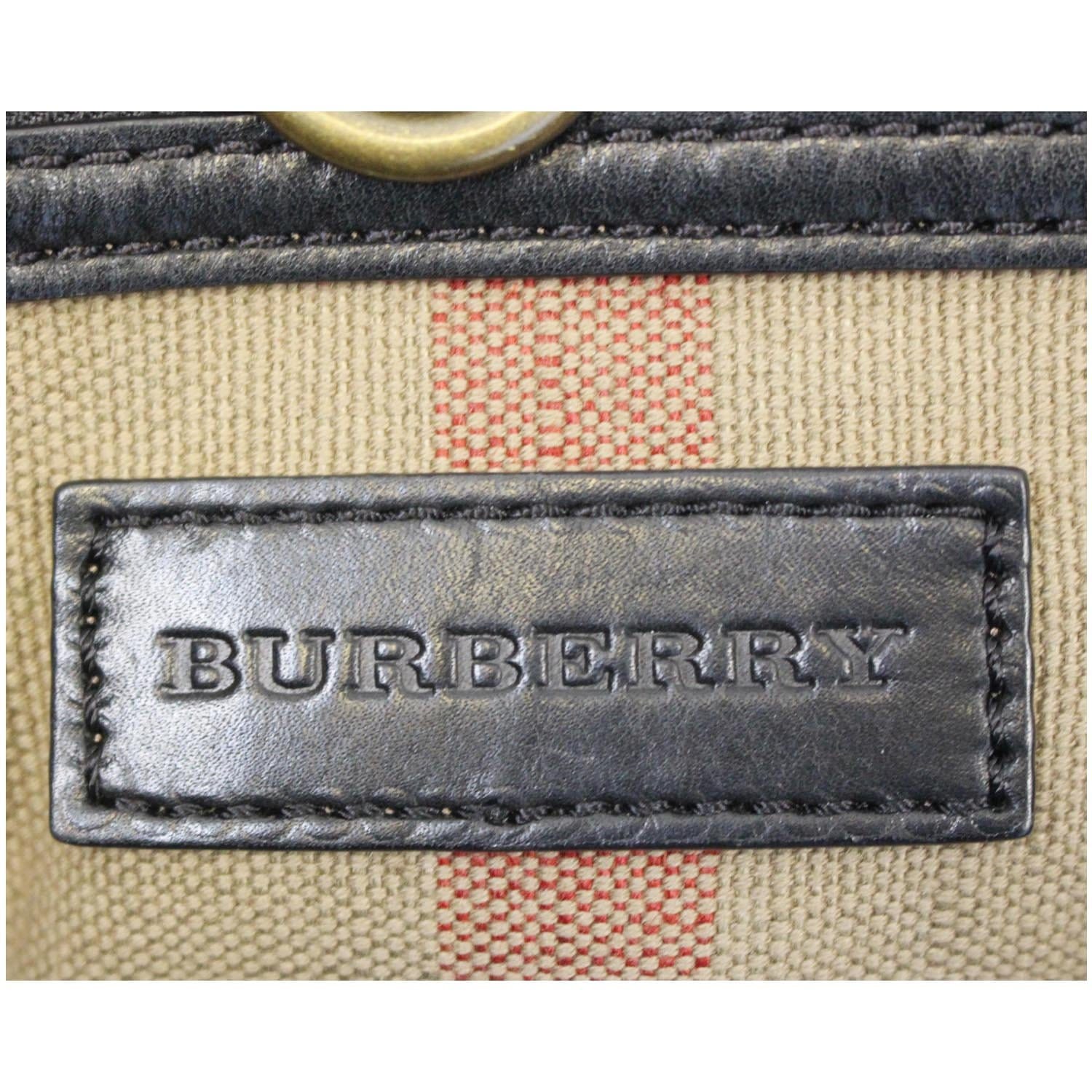 Burberry shoulder bag / pochette Brown Chestnut Leather ref.534640