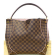 LOUIS VUITTON Caissa Damier Ebene Rose Ballerine Hobo Bag-US