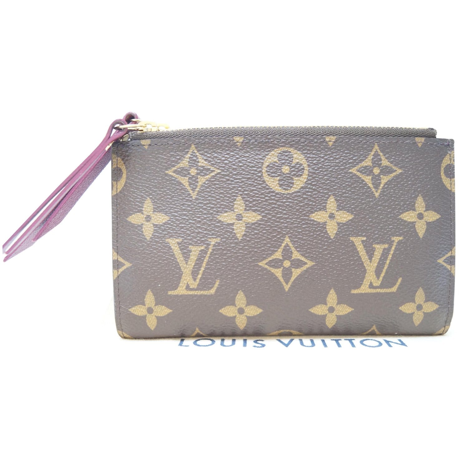 Louis Vuitton Adele Compact Wallet Monogram Canvas Brown 947401