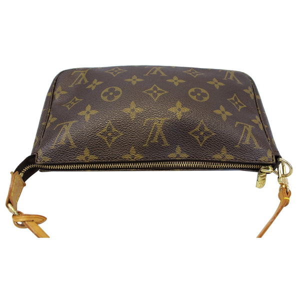 LOUIS VUITTON Pochette Accessoires Monogram Canvas Pouch Bag Brown