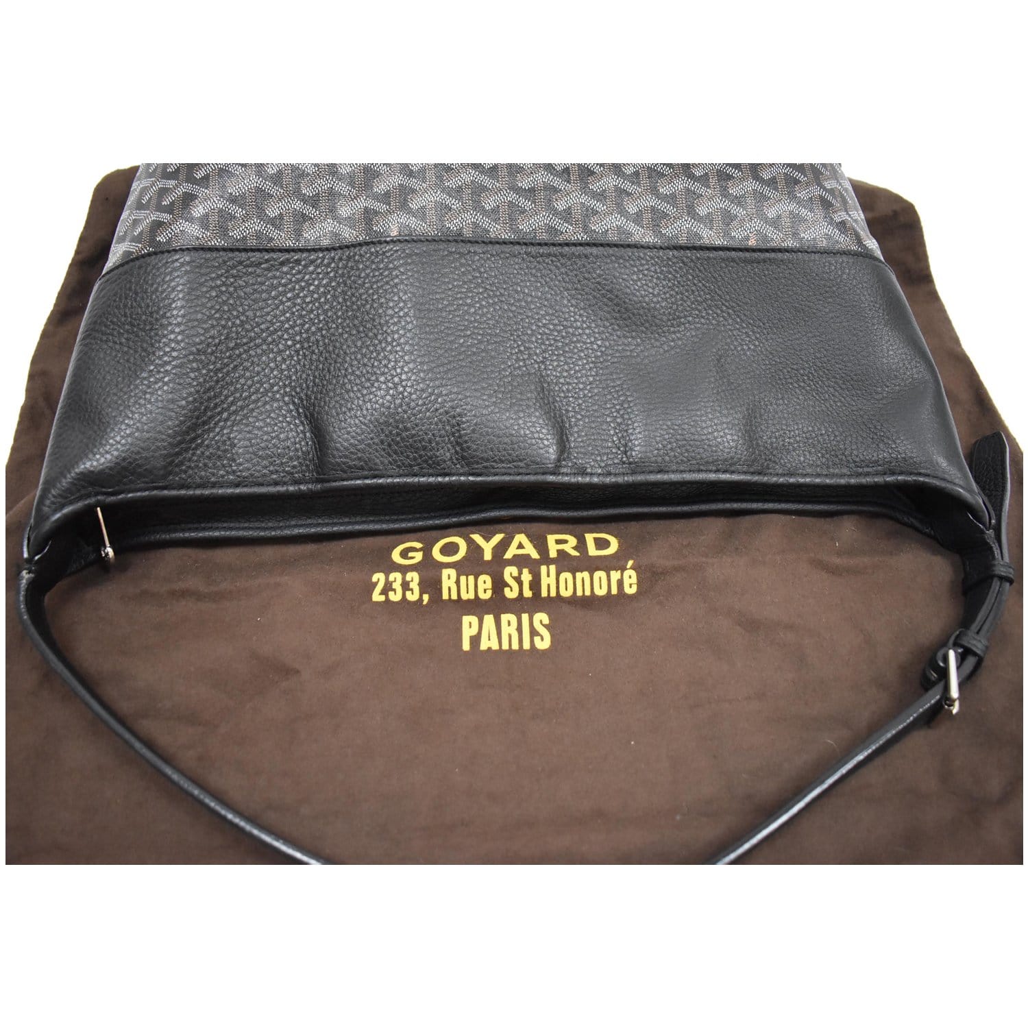 Goyard Grenadine Hobo Coated Canvas with Leather at 1stDibs