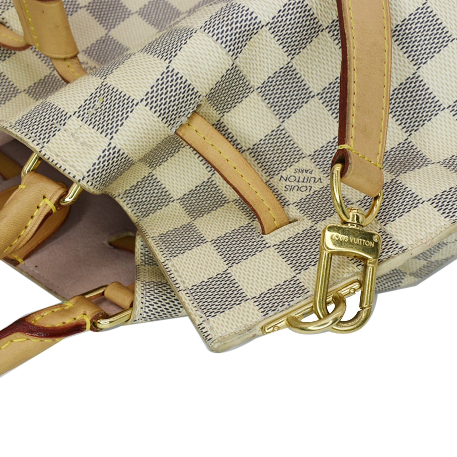 LOUIS VUITTON Girolata Damier Azur Shoulder Bag White - Hot Deals