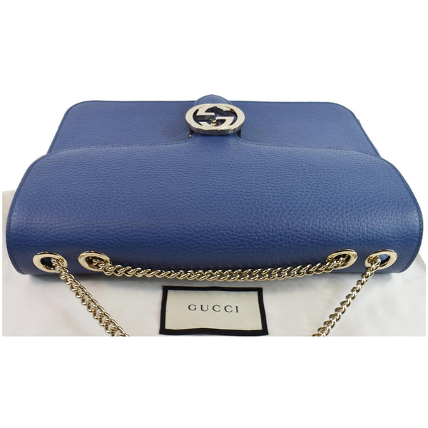 Gucci Interlocking GG Shoulder handbag blue