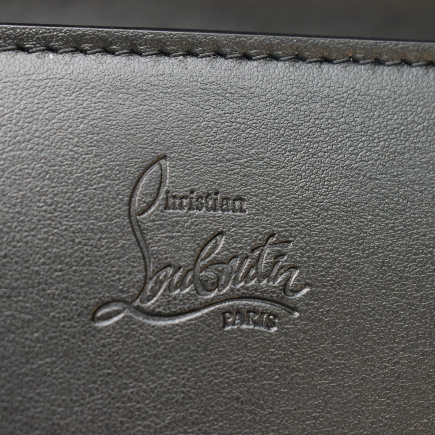 Christian Louboutin Clutch Mini Paloma Studded Glitter Gold Leather Sh -  MyDesignerly