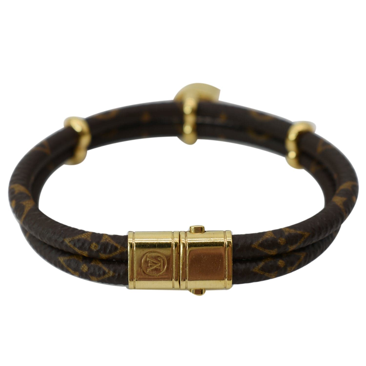 Louis Vuitton Keep it Twice monogram bracelet 395.00