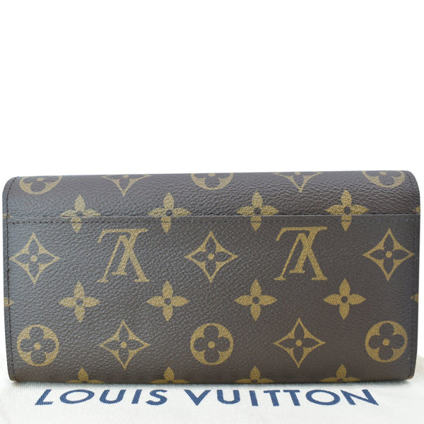 LOUIS VUITTON Sarah Monogram Canvas Wallet Brown