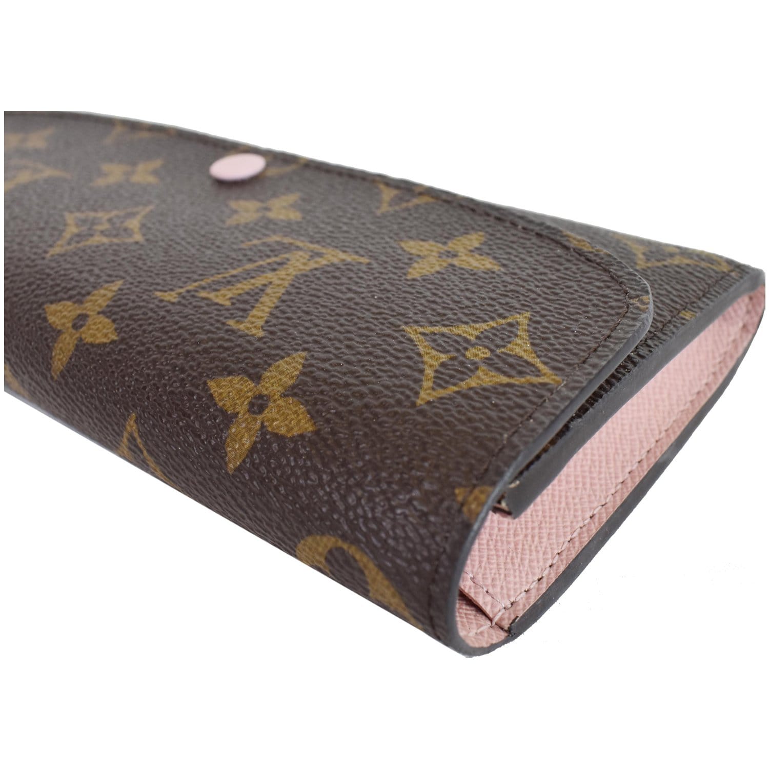 Emilie cloth wallet Louis Vuitton Brown in Cloth - 30674246