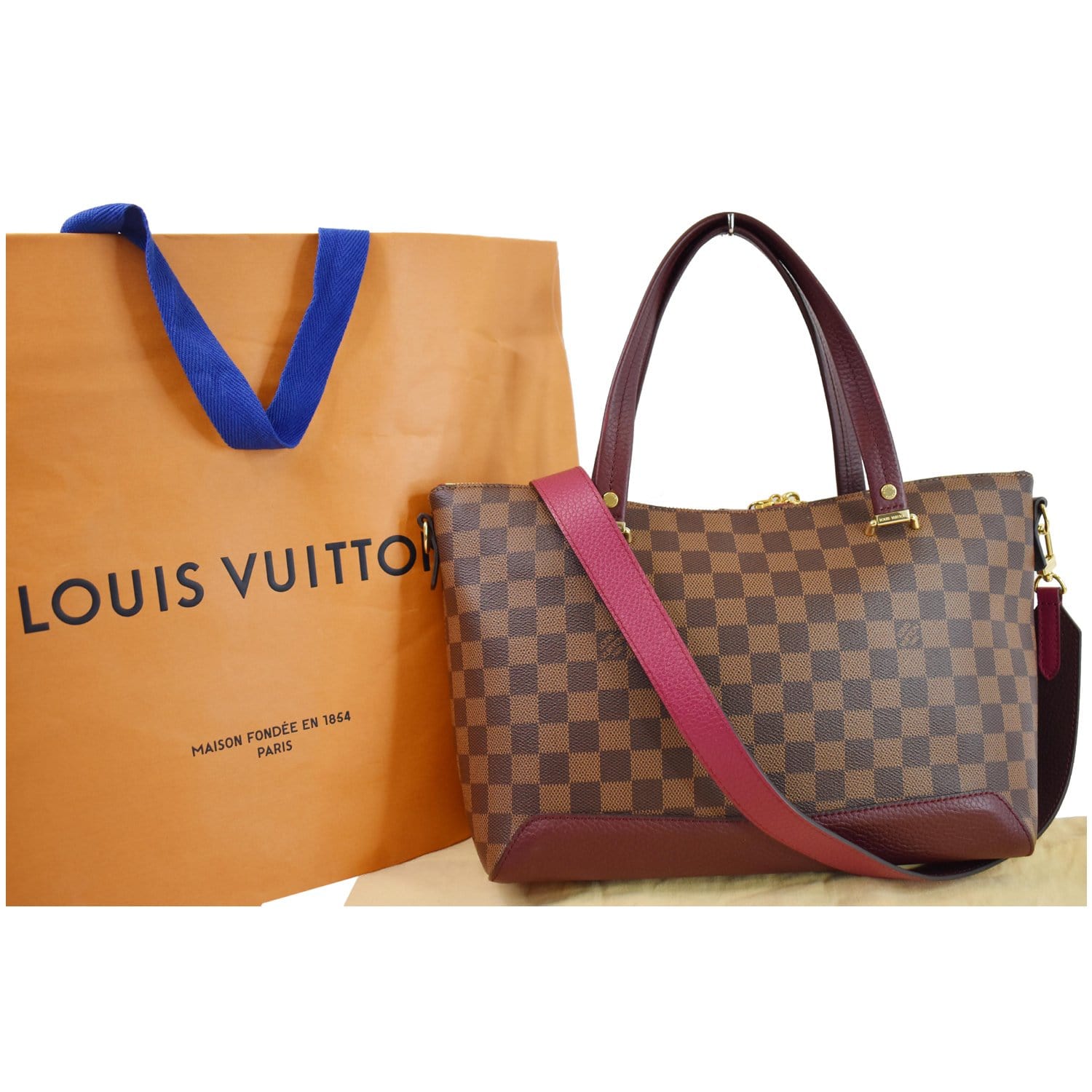 Louis Vuitton Damier Ebene Hyde Park Tote - Totes, Handbags