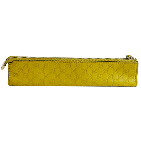 Gucci Microguccissima Pencil Pouch Yellow length view