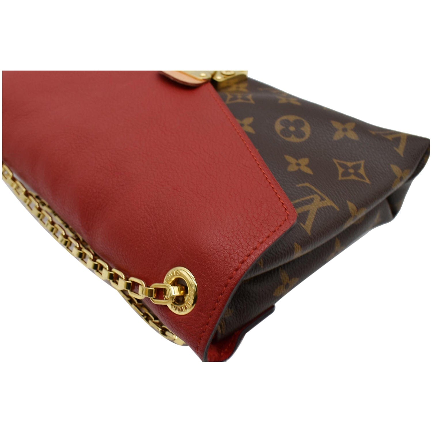 Louis Vuitton - Authenticated Pallas Clutch Bag - Leather Pink Plain For Woman, Never Worn