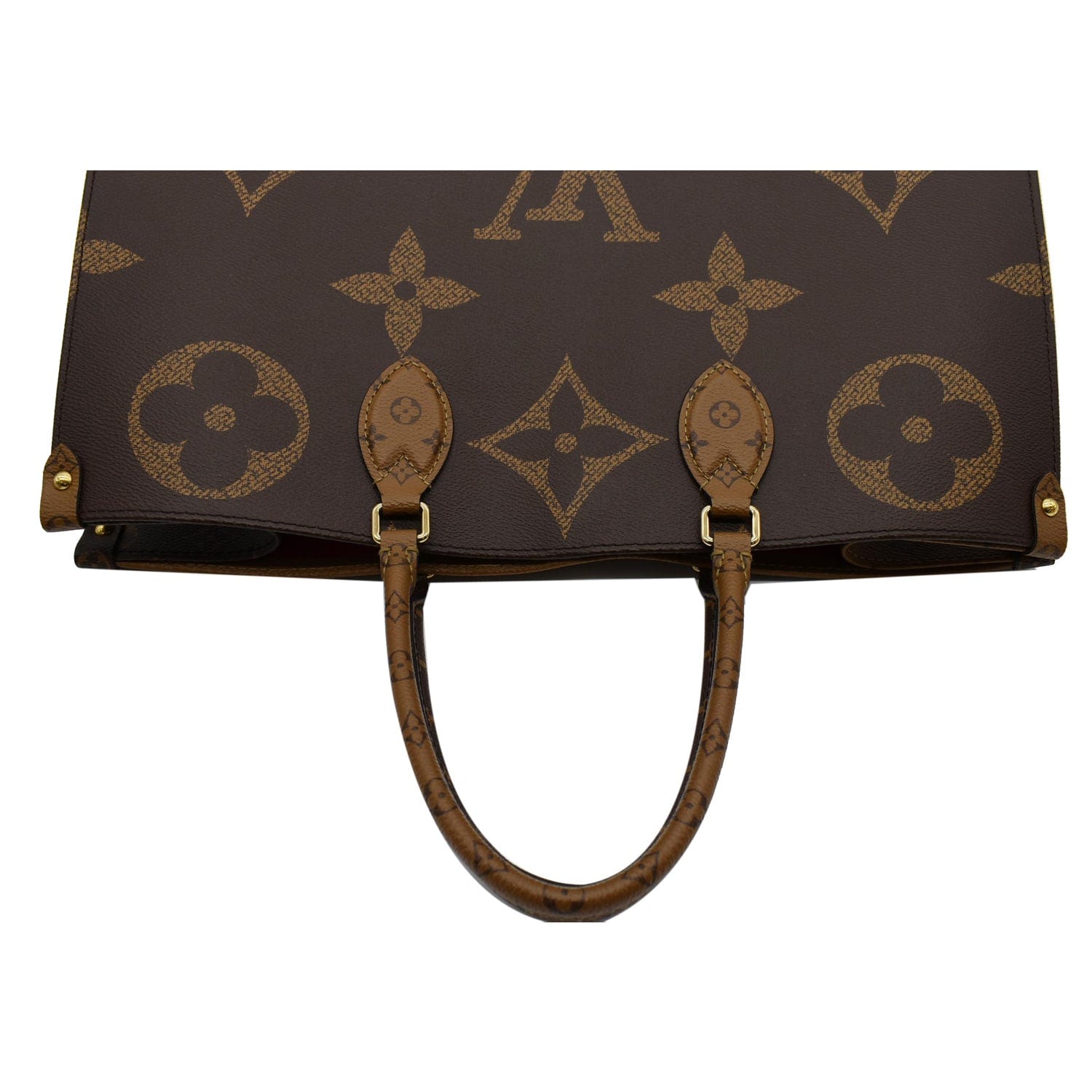 Louis Vuitton On The Go GM Monogram Giant Brown Tote Bag