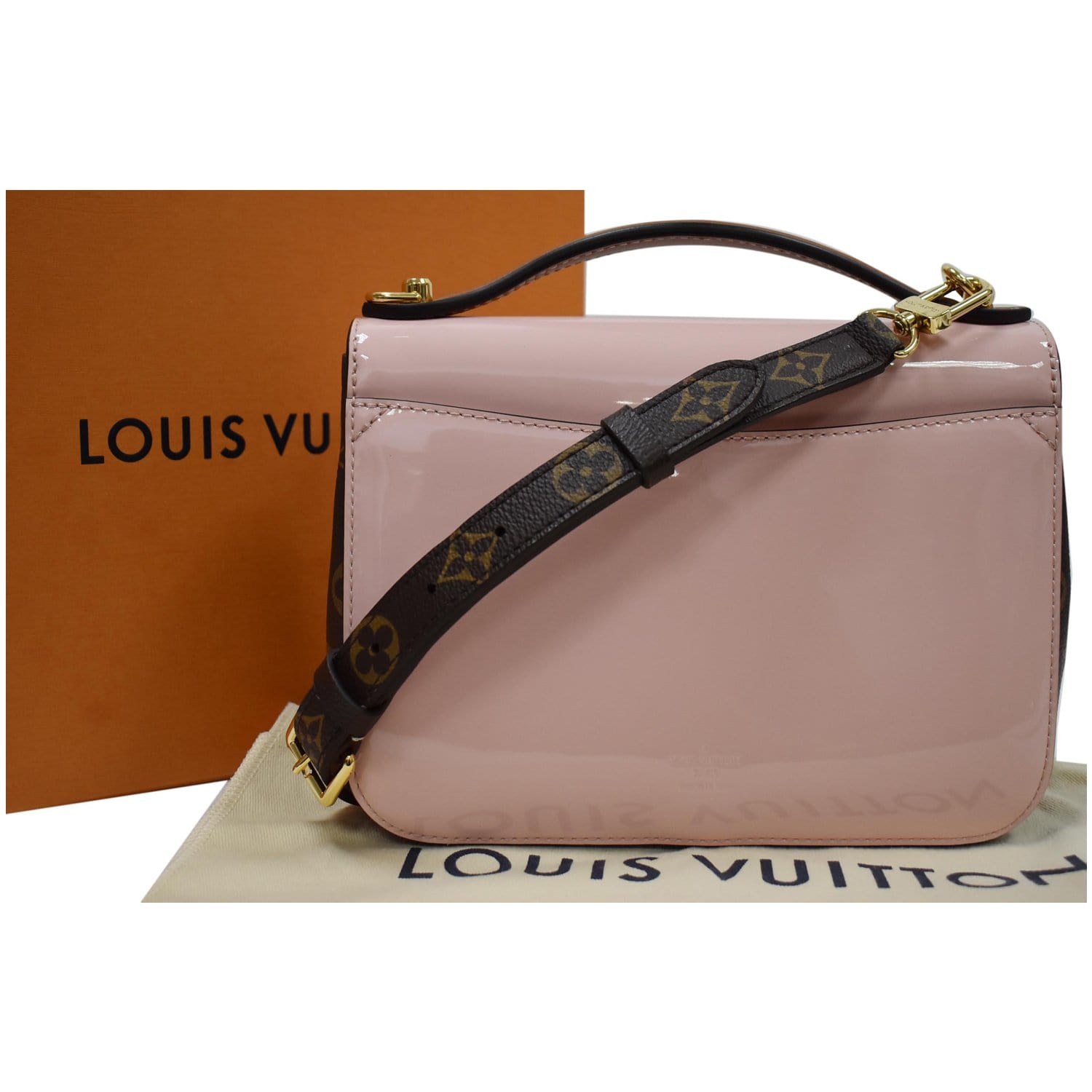Louis Vuitton Rose Ballerine Vernise and Monogram Cherrywood Bag - Yoogi's  Closet