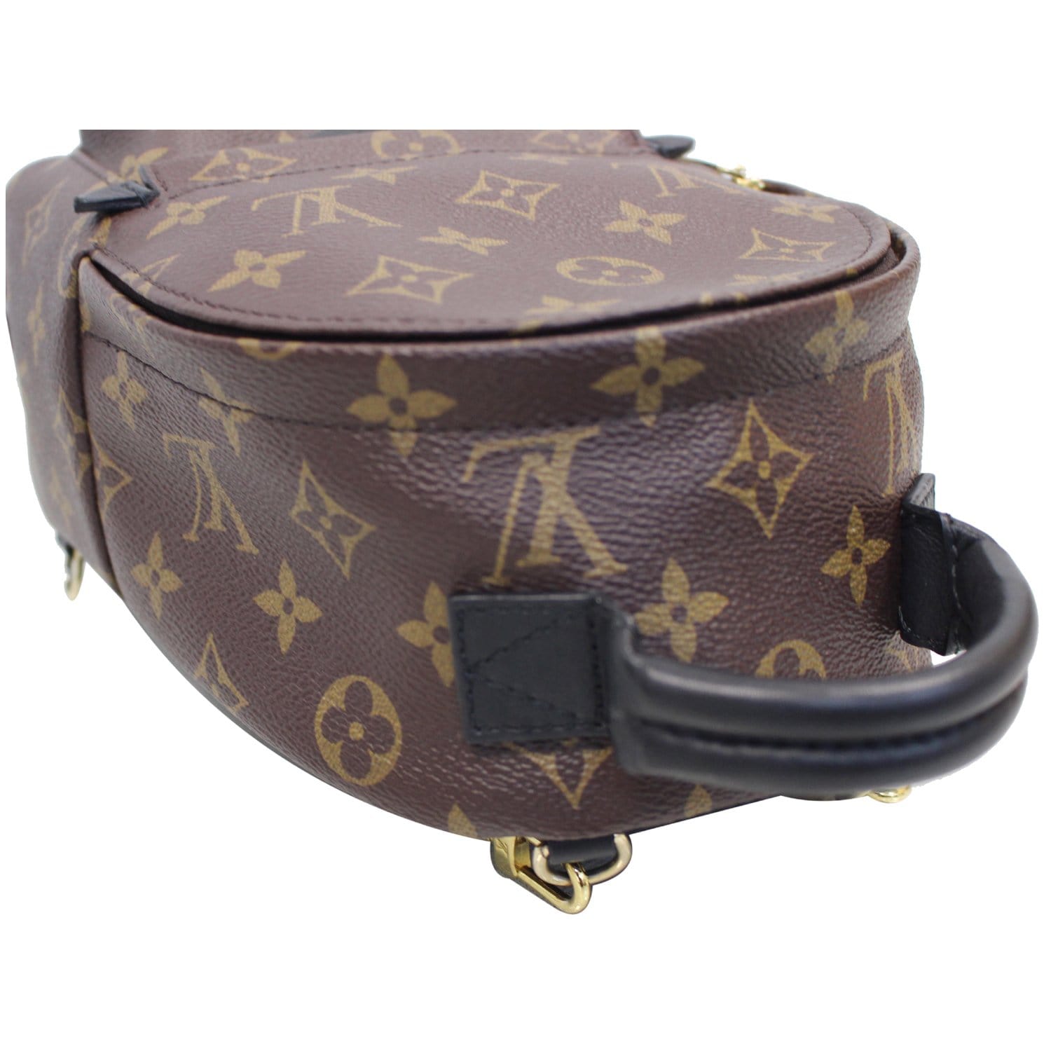 Palm springs cloth backpack Louis Vuitton Brown in Cloth - 27153719