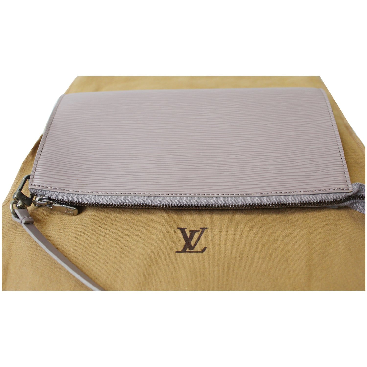Louis Vuitton Lilac Epi Leather Demi Lune Pochette Accessories